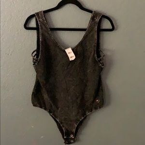 Acid wash body suit
